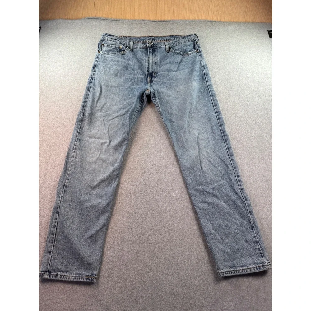 Levis 502 Taper Mens Jeans Light Wash Blue Denim 38x32 29507-0370